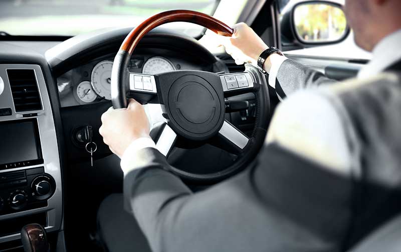 Chauffeured limousine